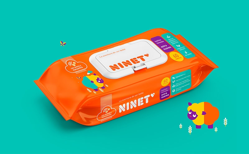 嬰兒用品品牌包裝設計,不一樣的紙尿褲設計