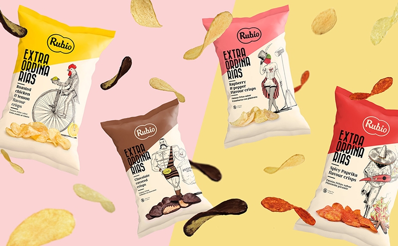 不拘一格的薯片包裝設計，休閑食品包裝設計，杭州石特品牌包裝設計公司