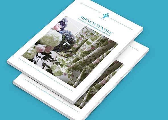 家紡的畫冊版面設計要有質感