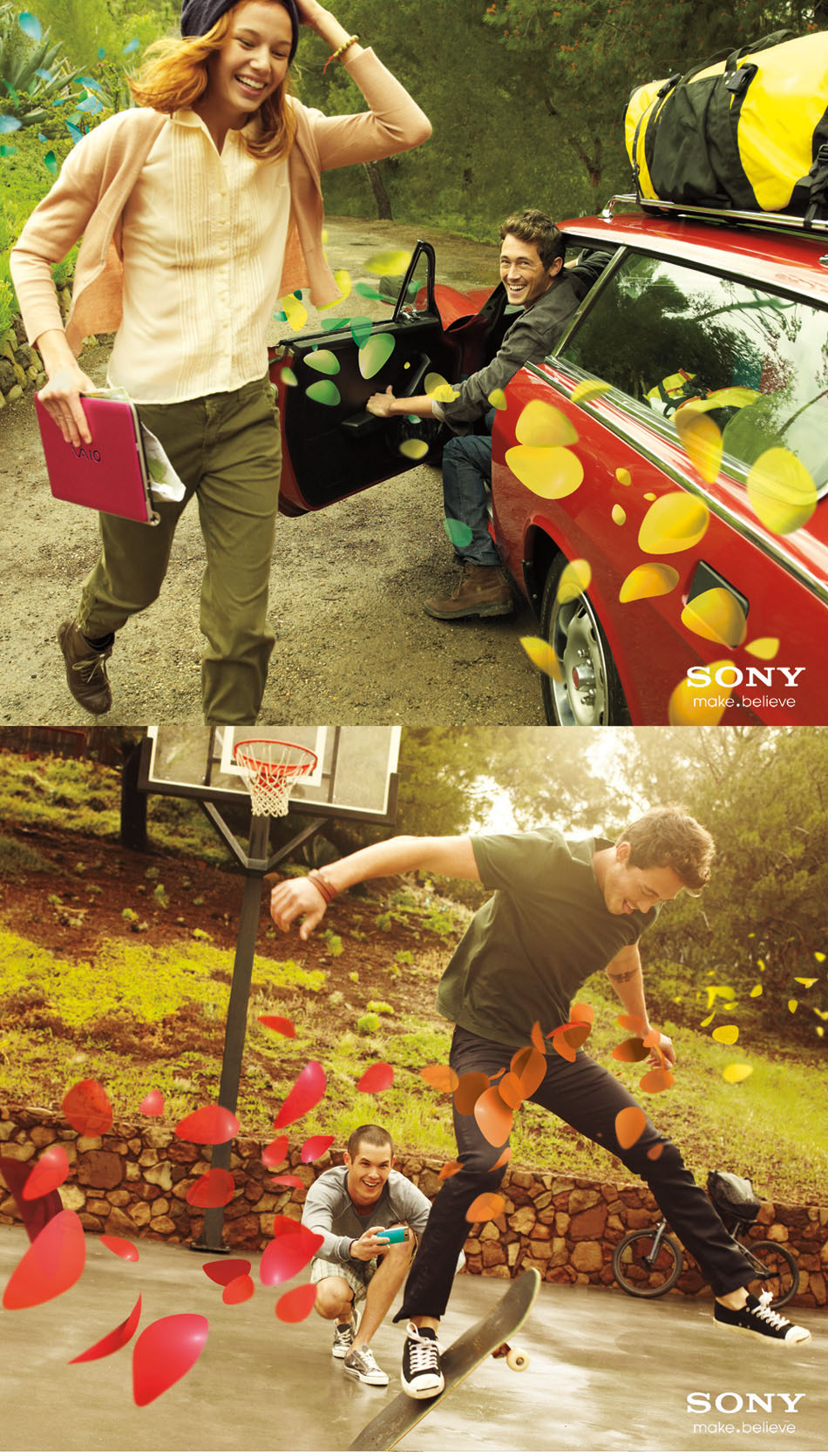 索尼“花瓣”體驗店品牌視覺形象設計