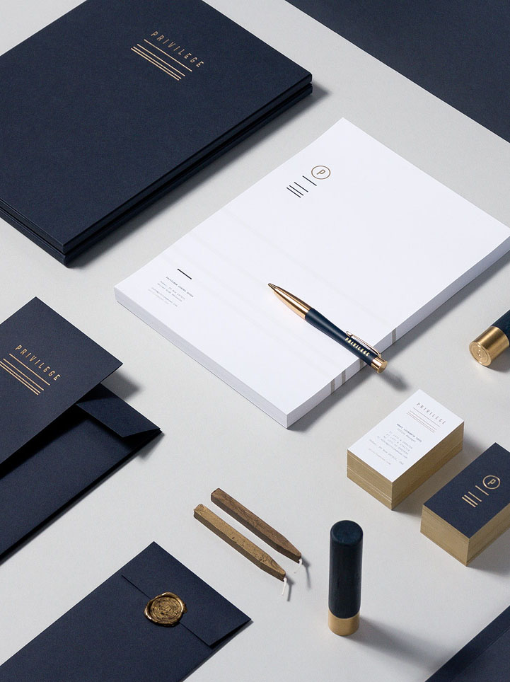 迪拜Privilege品牌專賣店VI設計