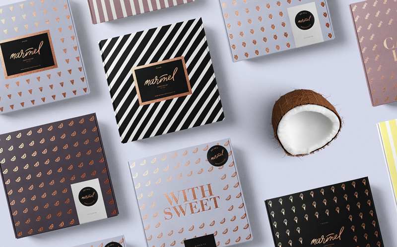 為了博得美人一笑，甜品包裝也是拼了……