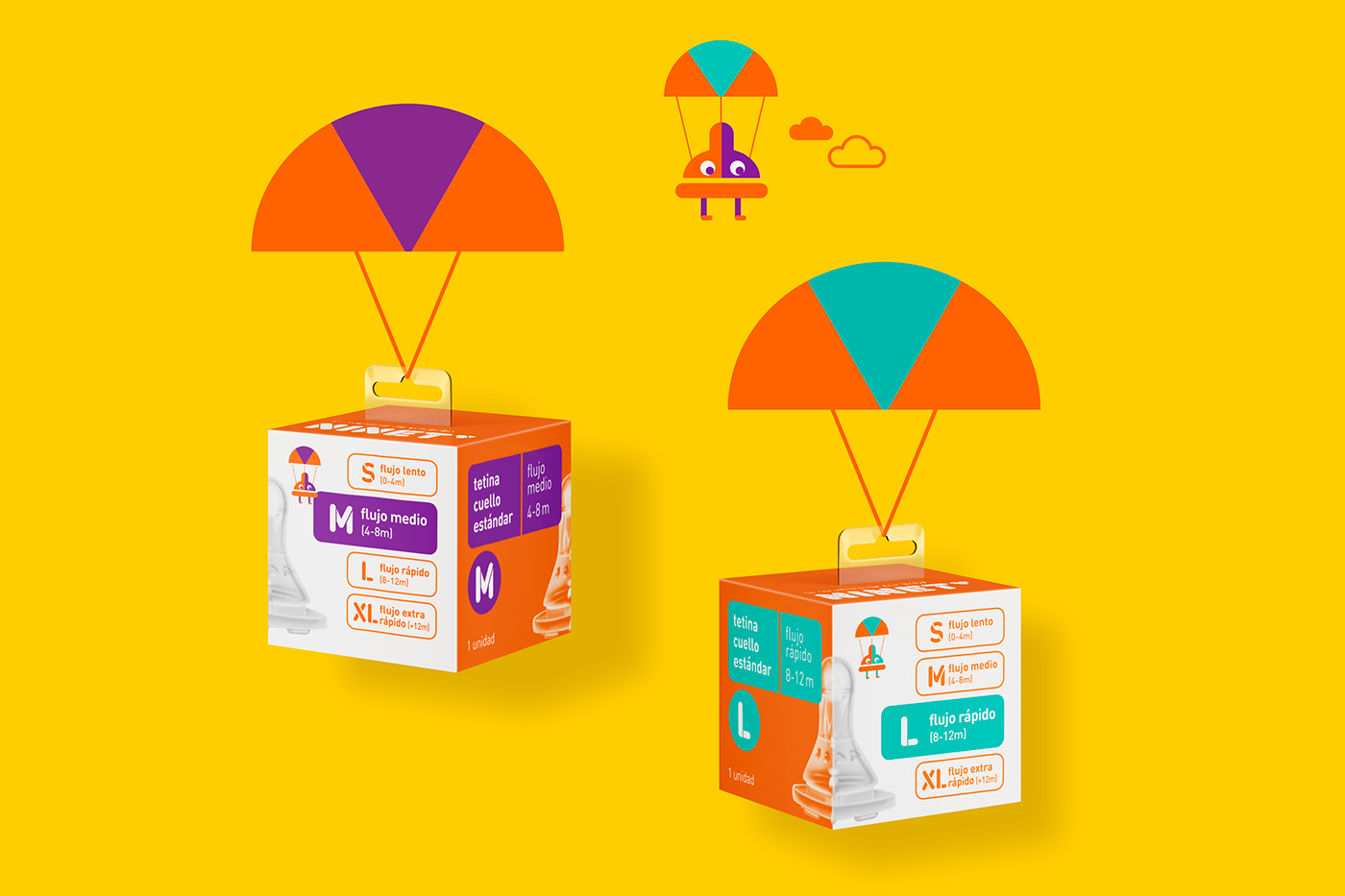 大冒險式嬰兒用品品牌包裝設計，不一樣的紙尿褲設計