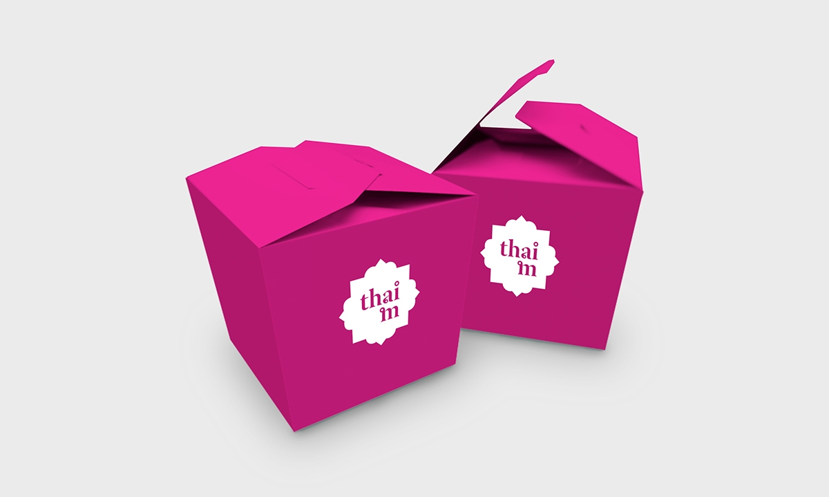 泰國快餐店的品牌設(shè)計(jì)，標(biāo)志設(shè)計(jì)和包裝設(shè)計(jì)