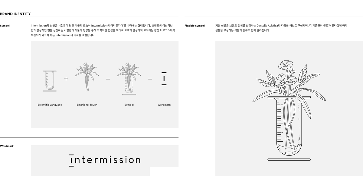 Intermission護(hù)膚化妝品品牌與產(chǎn)品包裝設(shè)計(jì)