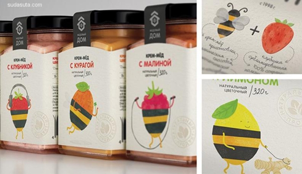 可愛到飛起的小水果？俏皮蜂蜜漿果包裝設計